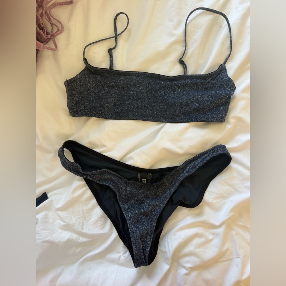 Triangl Swimwear Navy Bikini Set
